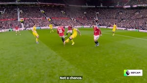 Rødt kort og scoring på Old Trafford - fra dommerens øjne