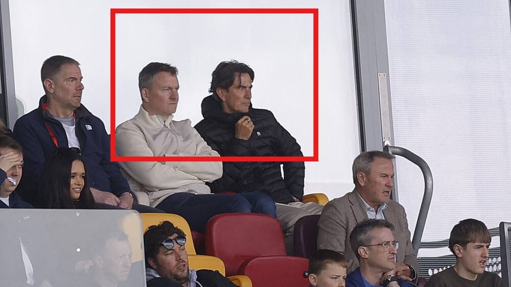 Så du det? Thomas Frank spottet i Brentford