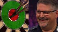 Anderson viser sig frem: Kaster tre dartpile i bullseye