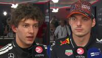 Verstappen og Antonelli reagerer på crash: 'Det kan ske'