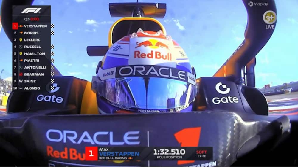 Verstappen snupper pole: Piastri starter som 6'er