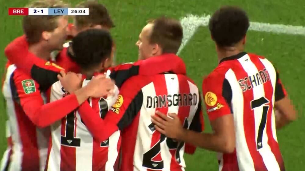 Første mål siden Wembley: Damsgaard på tavlen for Brentford