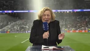 Vandgang på live-tv: Luna bliver nedkølet på Bernabéu