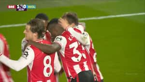 Første mål i Brentford-trøjen