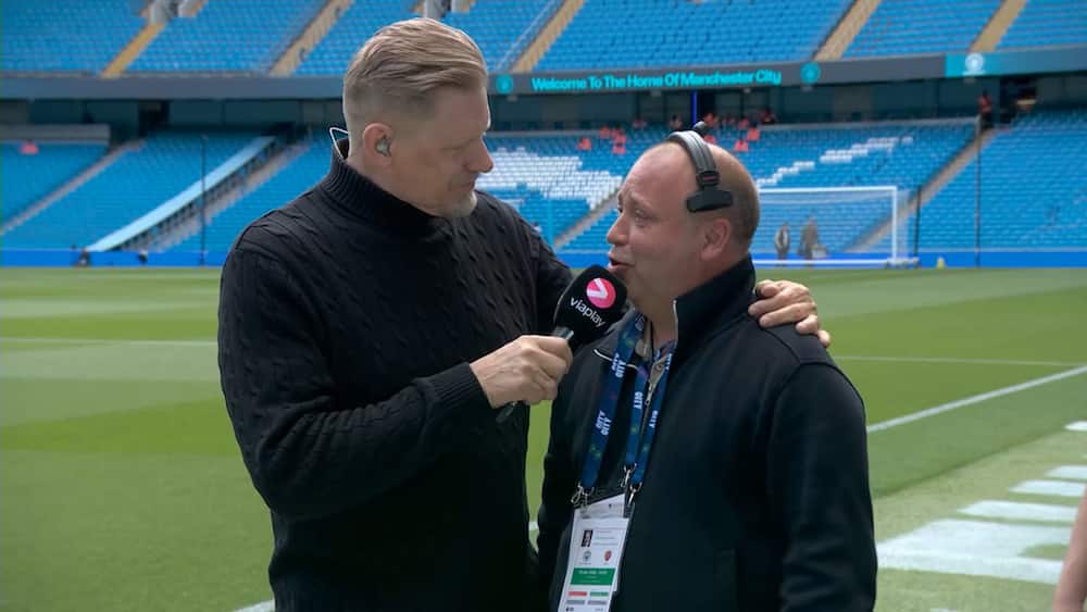 Schmeichel på slap line: Interviewer mystisk Everton-gæst