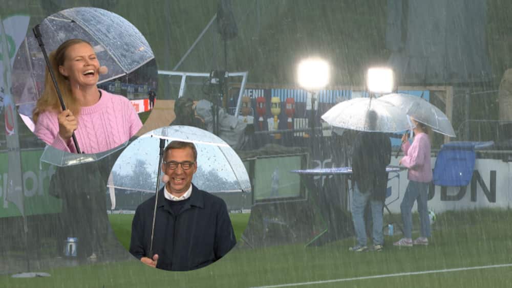 Gyldent TV-øjeblik: Skybrud i studiet - Kuhn i chok