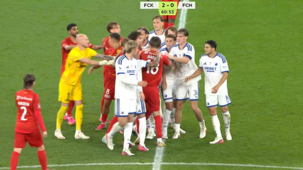 Stor tumult i Parken