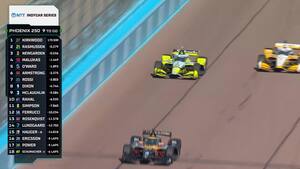 Christian Rasmussen glipper IndyCar-sejr efter sen kolission