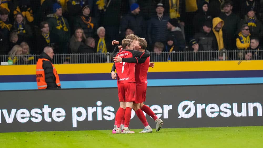 Highlights: To røde kort og Fredericia-triumf i Brøndby