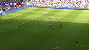 Solanke curls in Bournemouth’s opener v. Brighton