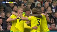 Oscar Schwartau udligner for Norwich med sit første mål i år