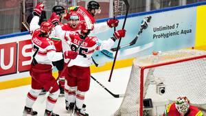 Ishockeylandsholdet overvinder skrækstart og prygler Ungarn
