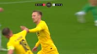 Vild halvleg: Esbjerg-keeper på skovtur og Horsens udligner