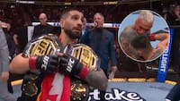 Topuria vinder letvægtsbæltet i UFC på imponerende knockout