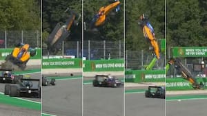 Retro: Formel 3-kører går uskadt fra vanvidsulykke