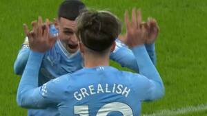 Grealish puts Man City’s 1-0 up v. Crystal Palace