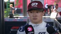 Tsunoda kørte galt efter pit stop: 'Jeg gav den for meget'