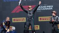 Highlights: Russell vinder fra pole position i Canada