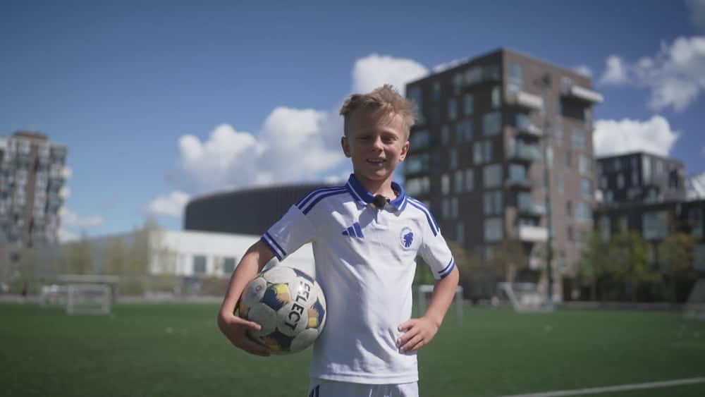 Børnenes CL-finale: Anton mødte Højlund