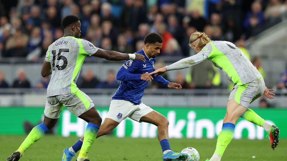 Everton-fan anholdt efter racistiske tilråb mod City-stjerner