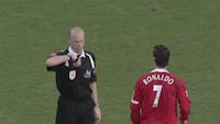 Har gjort det før: Se Ronaldos røde kort fra PL-tiden