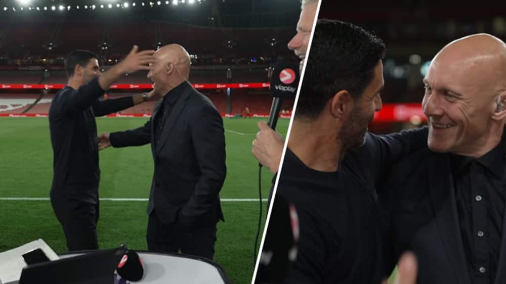 Magisk gensyn: Arteta i glædesrus over at se Gravesen