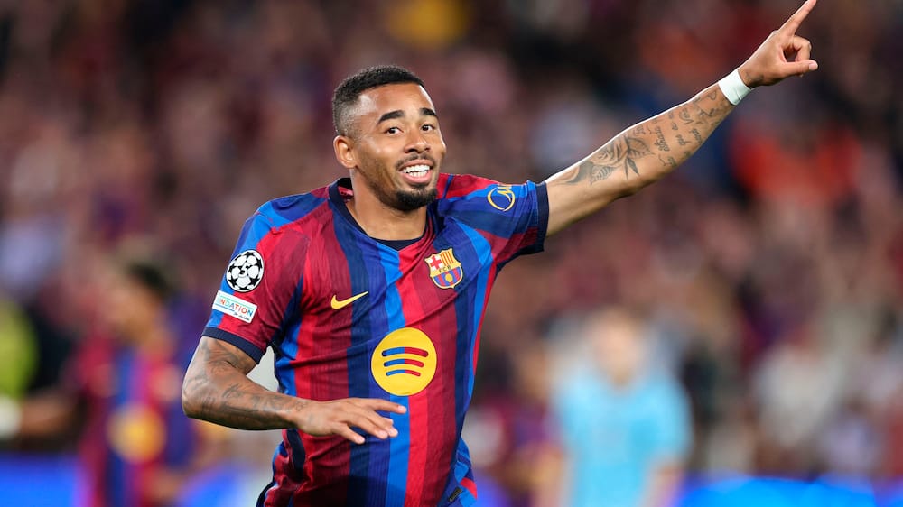 Gabriel Jesus med usædvanligt første mål for Barca