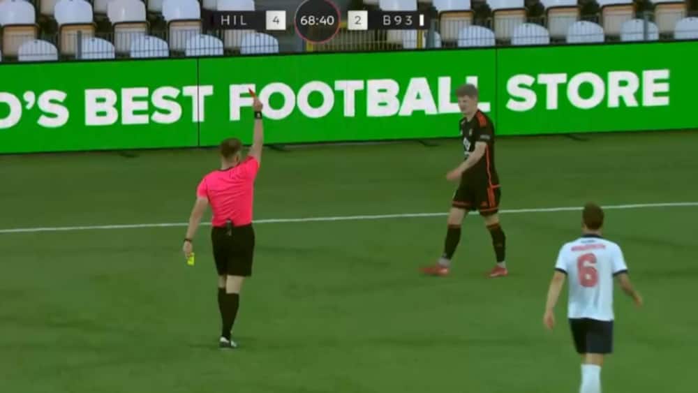 Hillerød-stjerne får rødt efter tåbelig aktion