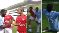 Da Adebayor scorede mod Arsenal