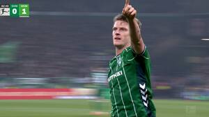 Bremens farligste: Stage udligner mod Wolfsburg