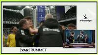 VAR-rummet evaluerer på Derby-urolighederne i Parken