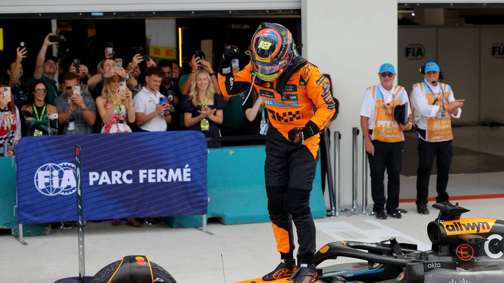 McLaren tryner Verstappen og tager dobbelttriumf i Miami