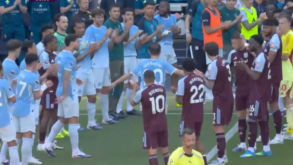 Grædefærdig Bernardo Silva modtager guard of honour
