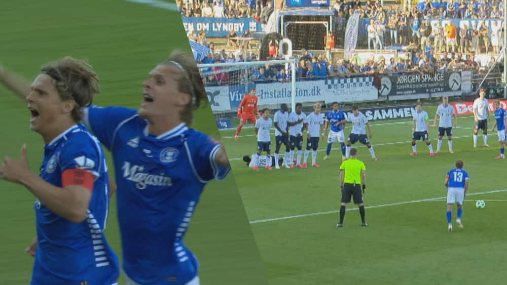 Lige i Lyngby efter frisparksperle
