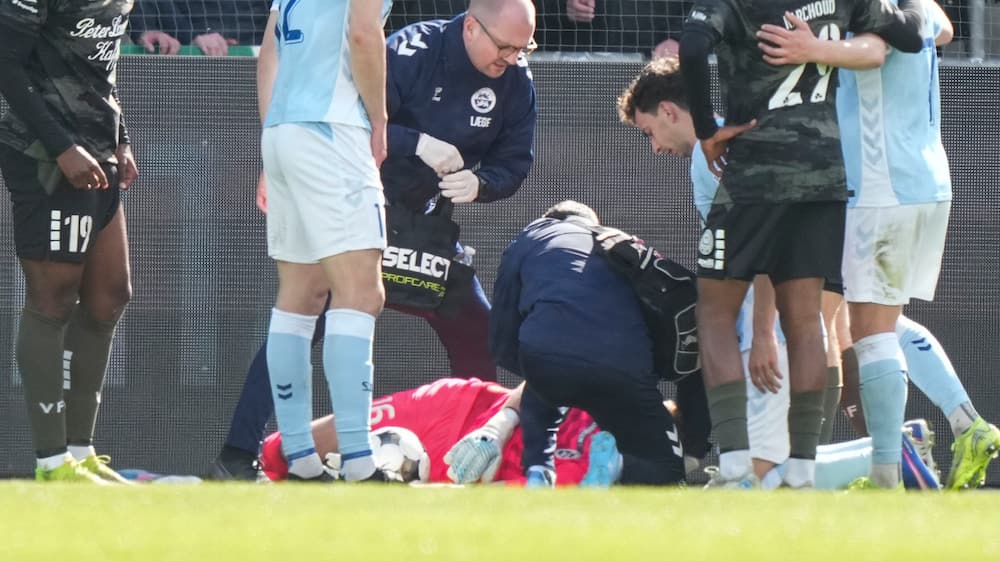 Sønderjyske-keeper ude på ubestemt tid efter voldsomt uheld