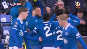 Gueye garner: Everton på 1-0 mod Brentford