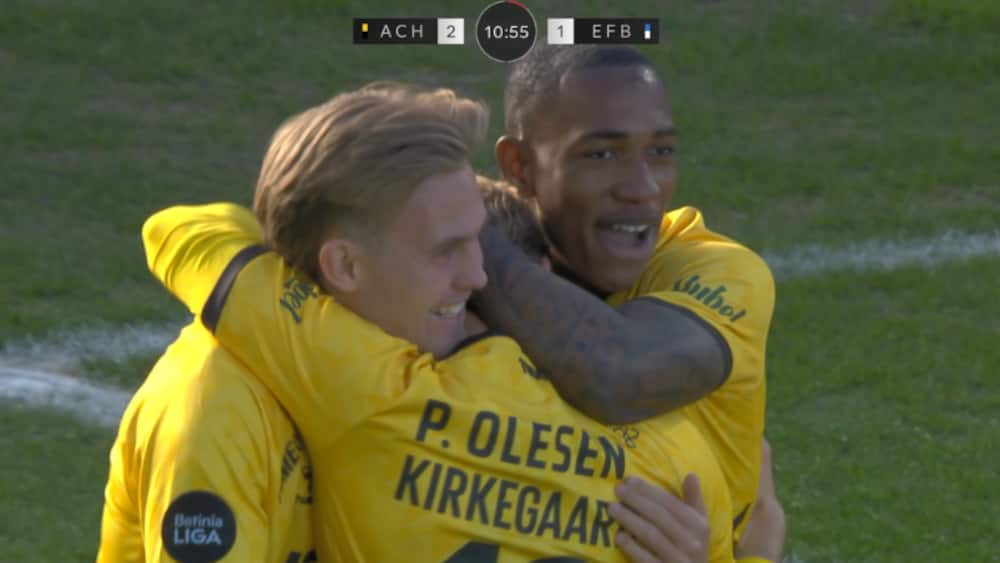 Se her: Tre mål i Horsens på fire minutter