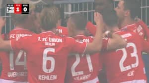 Hurtig Union-føring: Doekhi pander bolden ind til 1-0