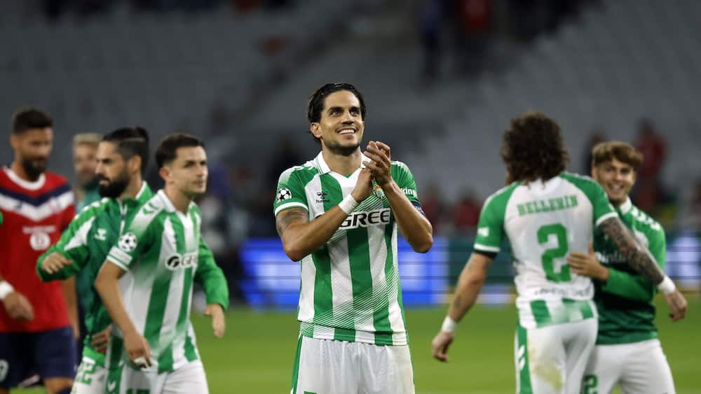 Fem mål og rødt kort: Højdepunkter fra Lille mod Betis