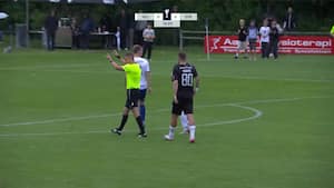 Dårligt vejr i Vejgaard: Pokalkamp afbrydes