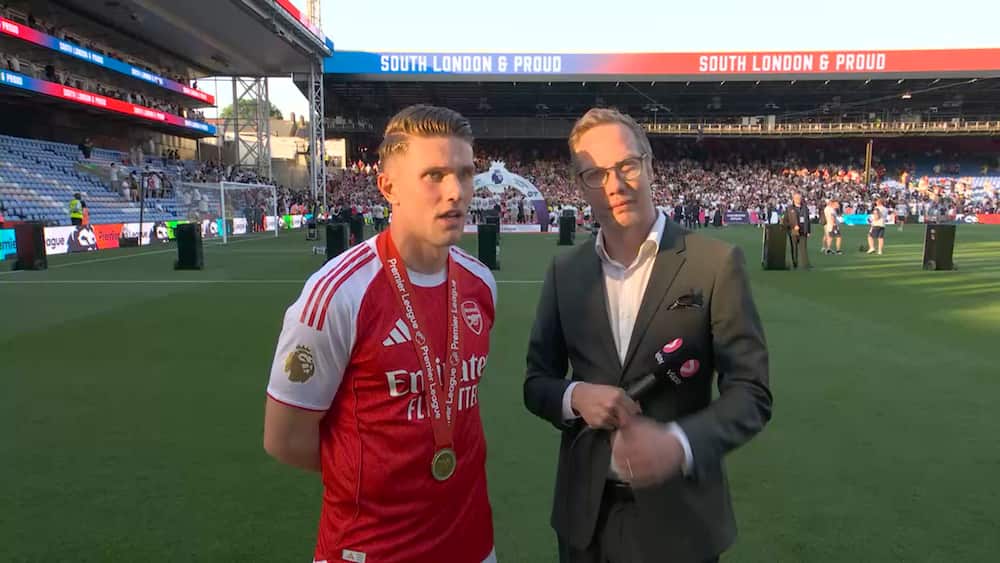 'Må vi se guldmedaljen, Viktor?'