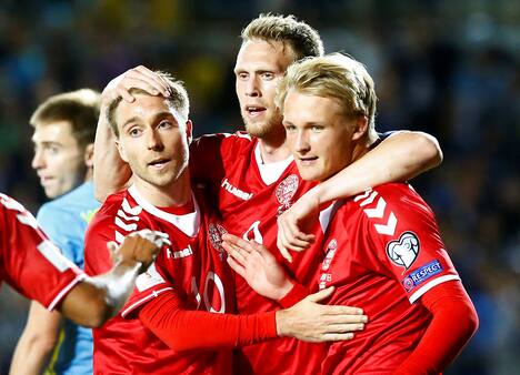 SÅDAN: Danmark sejrer med 3-1 i Kasakhstan