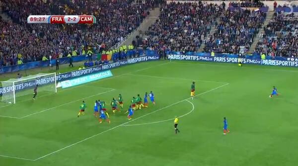 Frankrig-Cameroun: 3-2 - Se alle målene her