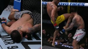 Svensker brutalt knockoutet i UFC-debut