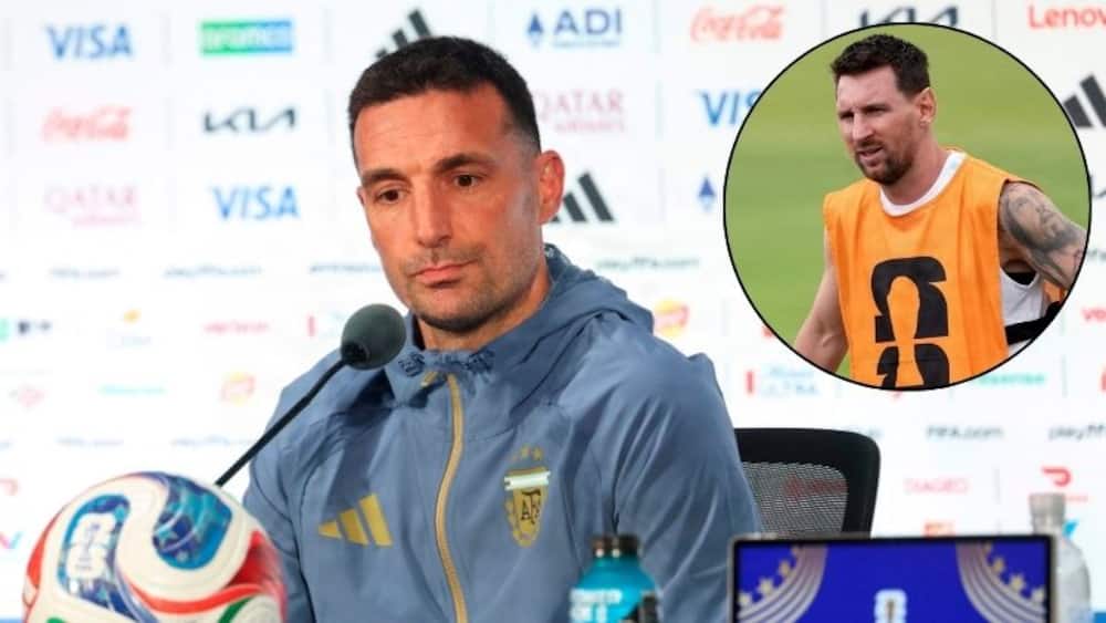 Landstræner bænker Messi i sidste gruppekamp