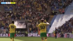 Se Mathias Kvistgaardens første mål for Norwich