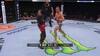 UFC-kæmpere har hinanden i knæ på skift: Se højdepunkter fra den medrivende duel