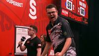 Magisk: Van Veen laver 9-darter i finale mod Littler