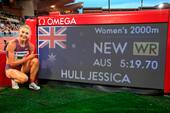 Vild aften i Monaco: Jessica Hull slår verdensrekorden