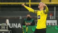 Haaland scorer dobbelt i Dortmund-opvisning: Se alle 6 kasser her